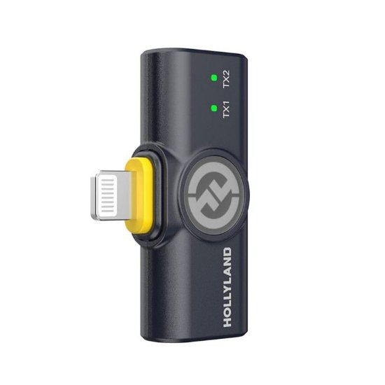 Mikrofon HOLLYLAND Lark M2 Mobile Lightning Duo, sivi