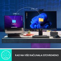 Tipkovnica LOGITECH MX Mechanical Mini Tactile Quiet, bežična, BT, crna