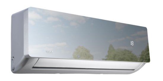 Klima uređaj VIVAX ACP-12CH35AERI/I+ SILVER MIRROR, unutarnja jedinica, srebrna