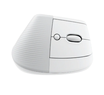 Miš LOGITECH Lift za Mac, ergonomski, bežični, bijeli