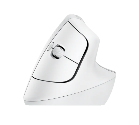 Miš LOGITECH Lift za Mac, ergonomski, bežični, bijeli