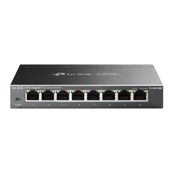 Switch TP-LINK TL-SG108E, 10/100/1000 Mbps, 8-port, metalno kućište