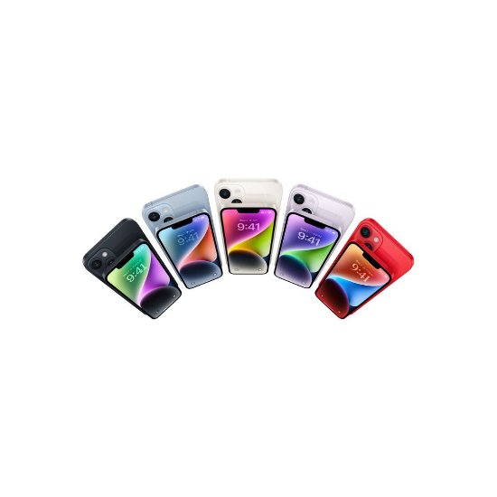 Mobitel APPLE iPhone 14, 6,1", 6 GB, 128 GB, iOS, ljubičasti + maskica