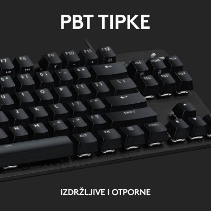 Tipkovnica LOGITECH Gaming G413 TKL SE, mehanička, crna, USB, US layout