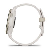 IZLOŽBENI - Pametni sat GARMIN Vivoactive 5, senzor otkucaja, GPS, zlatni/bijeli remen