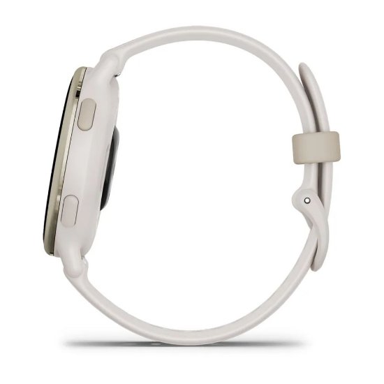 IZLOŽBENI - Pametni sat GARMIN Vivoactive 5, senzor otkucaja, GPS, zlatni/bijeli remen