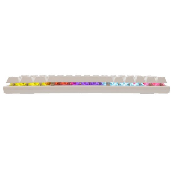 Tipkovnica WHITE SHARK GK-002212V2 Wakizashi-2, RGB, crveni switch, mehanička, UK/HR, bijela