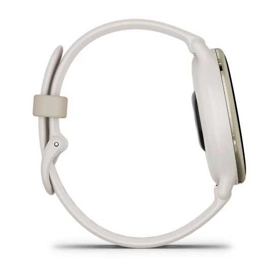IZLOŽBENI - Pametni sat GARMIN Vivoactive 5, senzor otkucaja, GPS, zlatni/bijeli remen