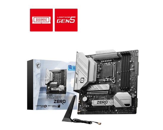 Matična ploča MSI B760M Project Zero, Intel B760, DDR5, mATX, s.1700