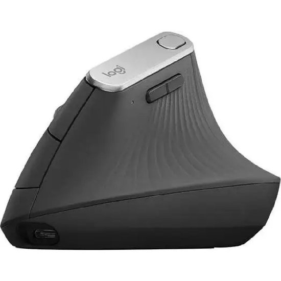 Miš LOGITECH MX Lift Vertical Ergonomic, optički, bežični, USB, sivi
