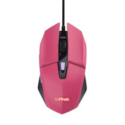 Miš + podloga za miš + slušalice TRUST GXT 790, USB, optički, rozi