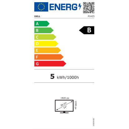 Prijenosni monitor 14" DELL P1425, WUXGA, IPS, 60Hz, 7ms, 400cd/m2, crni