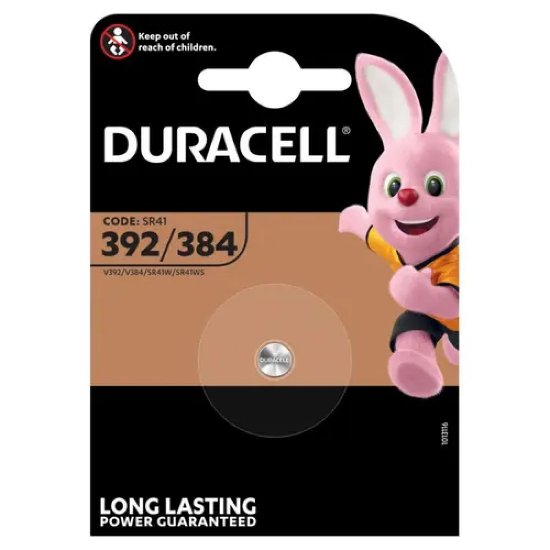 Baterija DURACELL 392/384 (SR41), 1.55V, 1 kom