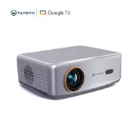 Projektor LCD, VANKYO Performance V700G, 1920x1080, 400 ANSI Lumena, Google TV, bijeli, projekcijsko platno 100"