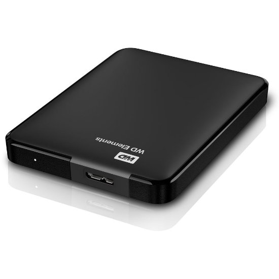 Tvrdi disk vanjski 1TB WESTERN DIGITAL Elements Portable, USB 3.0, 2.5", crni