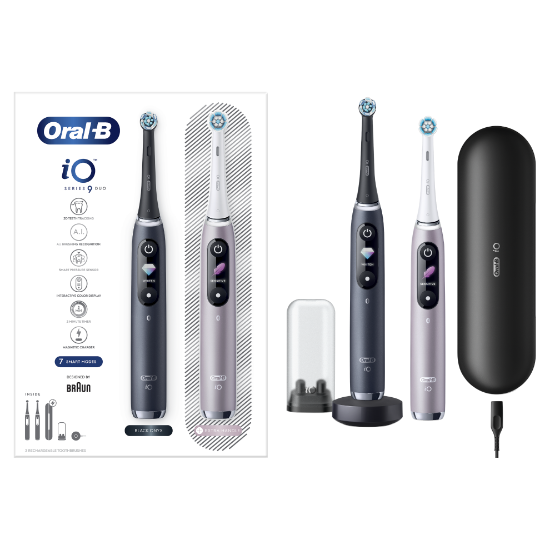 Električna četkica za zube ORAL-B iO9 duopack, 2 kom