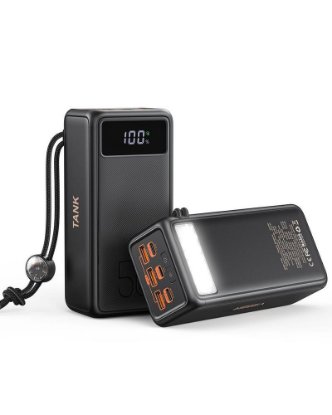 Mobilni USB punjač VEGER Tank Boost, 56000 mAh, crni