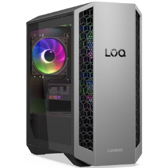 Računalo LENOVO LOQ Tower 91DF007GSC / Ryzen 7 8745HX, 32GB, 1TB SSD, nVidia GeForce RTX 5050, WiFi, bez OS, crno