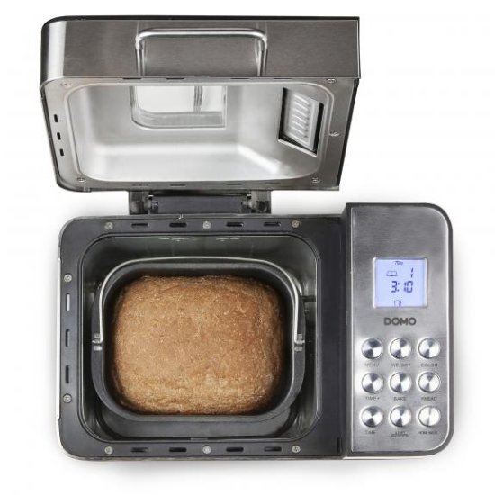 Pekač kruha DOMO B3971, 500 W, 1 kg, 18 programa, inox