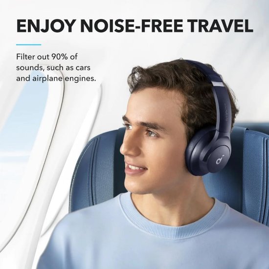Slušalice ANKER SoundCore Q20i, bežične, plave