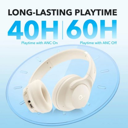 Slušalice ANKER SoundCore Q20i, bežične, bijele