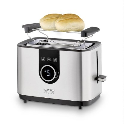 Toster CASO DESIGN Selection T2, 2 utora, 920W, inox