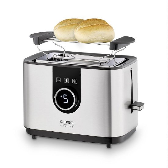 Toster CASO DESIGN Selection T2, 2 utora, 920W, inox