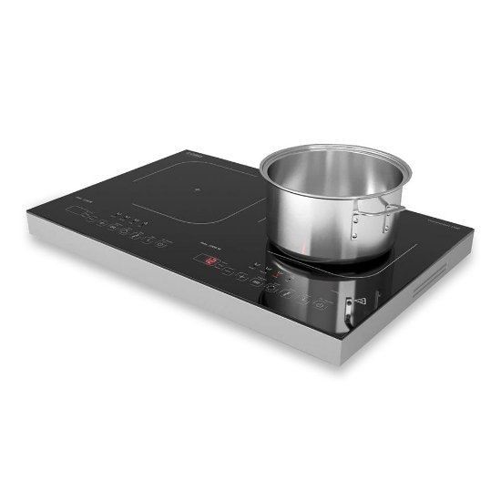 Indukcijska ploča CASO DESIGN Pro Gourmet 3500, 3500W, 2 zone, staklokeramika