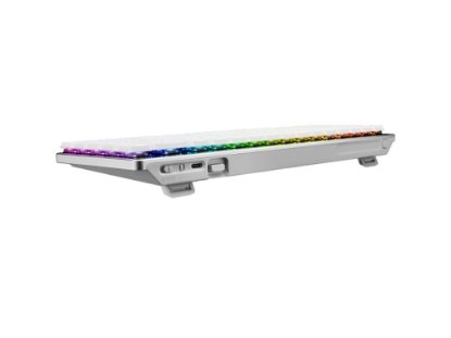 Tipkovnica ASUS ROG Falchion RX Low Profile, RGB, mehanička, bežična, US Layout, bijela, USB