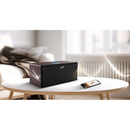 Zvučnik GENIUS SP-HF505BT, 20W, Bluetooth, drveni, tamno-smeđi