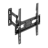 Nosač zidni za TV SBOX PLB-3644-2, 32"-55", zglobni