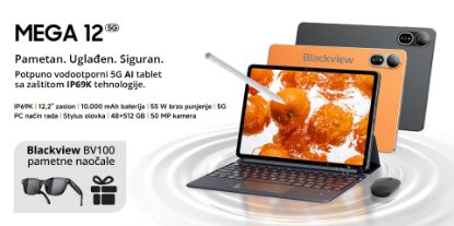 Prikažite detalje za Blackview Mega 12 tablet daruje!