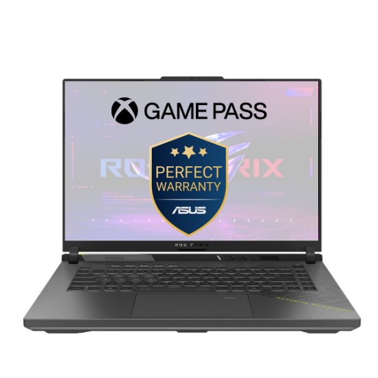 Laptop ASUS ROG Strix G614PR-RV022W / Ryzen 9 8940HX, 32GB, 1TB SSD, nVidia GeForce RTX 5070 Ti, 16" WUXGA 165Hz IPS, Windows 11, sivi