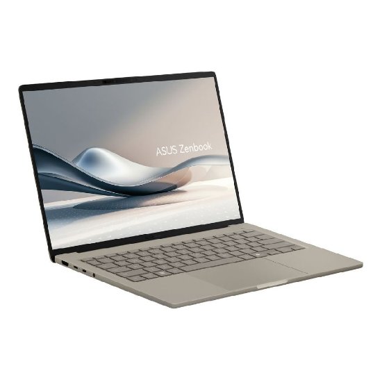 Laptop ASUS Zenbook A14 UX3407QA-QD440X / Snapdragon X X1-26-100, 32GB, 1TB SSD, Qualcomm Adreno, 14" WUXGA OLED, Windows 11 Pro, bež