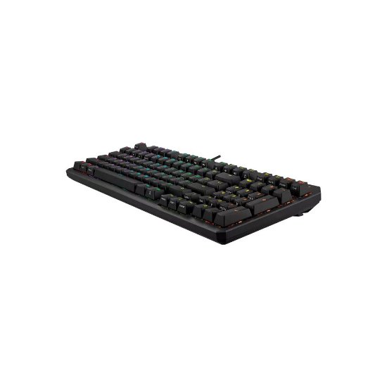 Tipkovnica ASUS TUF Gaming K3 Gen II, RGB, mehanička, optički switch, US Layout, crna, USB