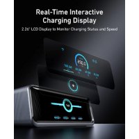 Kućni punjač ANKER Prime GaN, stolni, 4x USB-C, 2x USB-A, LCD zaslon, 250W