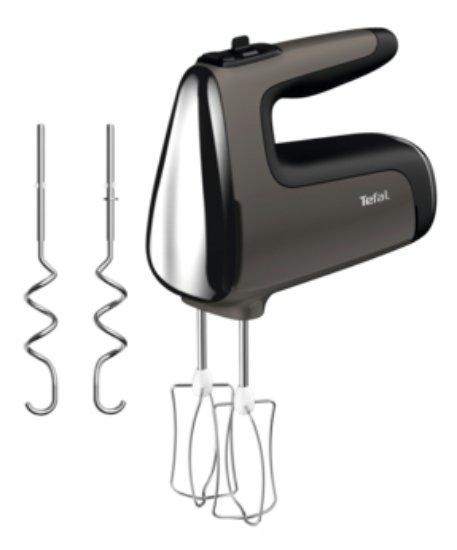 Mikser TEFAL HT654E38, ručni mikser sa posudom 2,5 l, crni