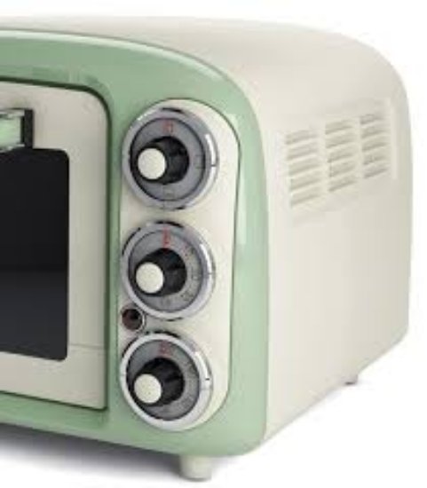Mini pećnica ARIETE Vintage 979/04, 1380 W, 18 l, zelena