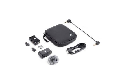 Mikrofon DJI Mic 2 (1 TX + 1 RX), bežični, crni