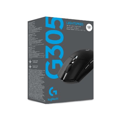Miš LOGITECH Gaming G305 Lightspeed, bežični, optički, 12000dpi, crni, USB