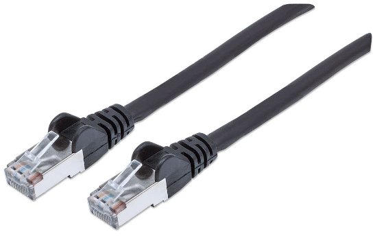 Kabel INTELLINET, patch CAT6a, S/FTP, crni, 2.0m