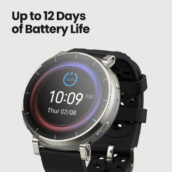 Pametni sat AMAZFIT Active 3 Premium, 1.32" Amoled, pametne obavijesti, bijeli