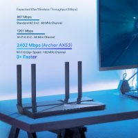Router TP-LINK Archer AX53, AX3000, Wi-Fi 6, 4x 10/100/1000 LAN + WAN, 4 antene, bežični