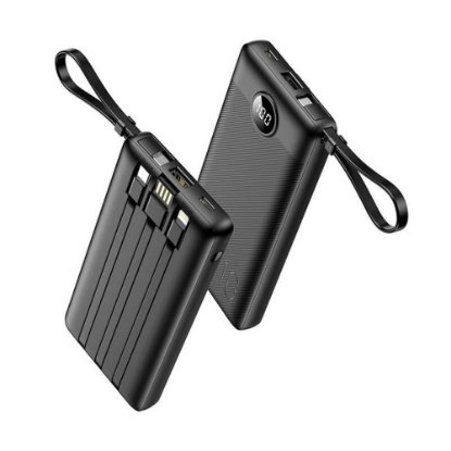 Mobilni USB punjač VEGER C10, 10000 mAh, crni