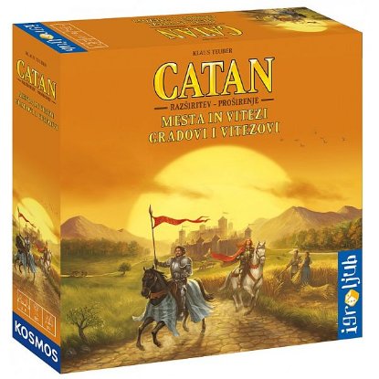 Društvena igra CATAN - GRADOVI I VITEZOVI, ekspanzija (HR)