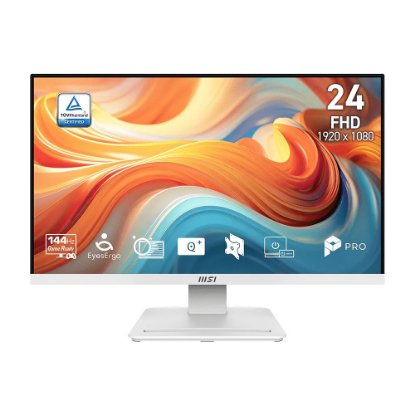 Gaming monitor 24" MSI MP241W E14V, FHD, VA, 144Hz, 1ms, cd/m2, bijeli