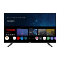 QLED TV 43” TORNADO, FHD, WEBOS, WIFI, energetski razred E, crna