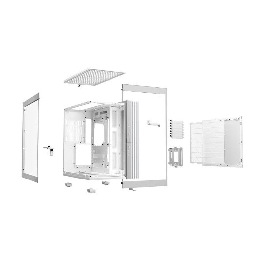 Kućište BE QUIET Light Base 600 DX, ATX, bijelo, bez napajanja