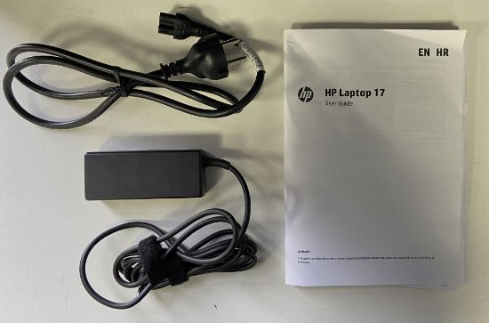RABLJENI - Laptop HP 17-cp2165 / Ryzen 5 7520U, 16GB, 512GB SSD, AMD Radeon Graphics, 17.3" FHD IPS, Windows 11, srebrni