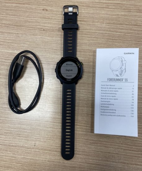 RABLJENI - Pametni sat GARMIN Forerunner 55, GPS, multisport, HRM, crni